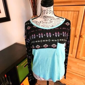 Long Sleeve Shrug Style Top